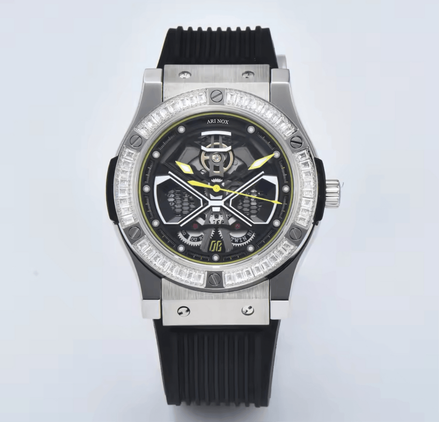 ARI NOX,Knight sapphire glass Stainless Steel mechanical watch - ARI