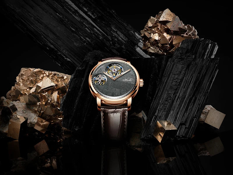 Haofa luxury skeleton double tourbillon limited edition