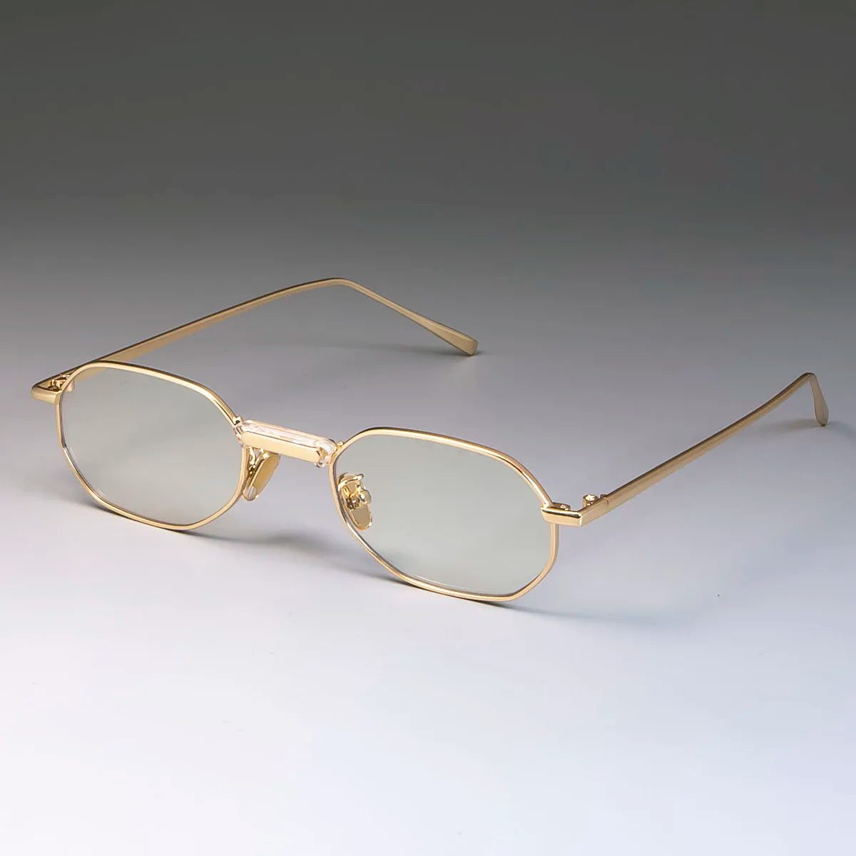 Classic metal steampunk shades – small frame, vintage unisex sunglasses