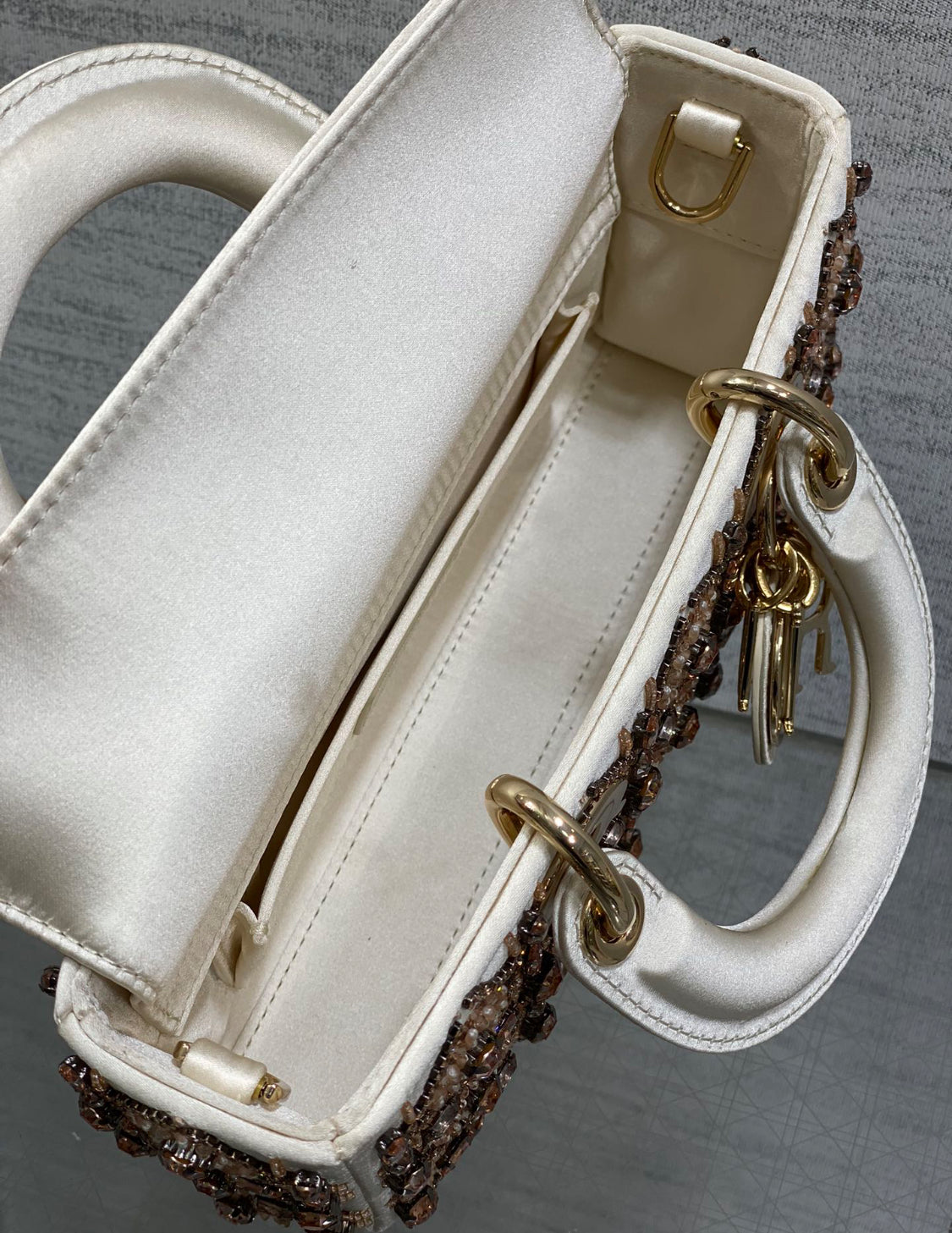 Classic christian dior style shoulder bag leather tote for women luxury fashion
