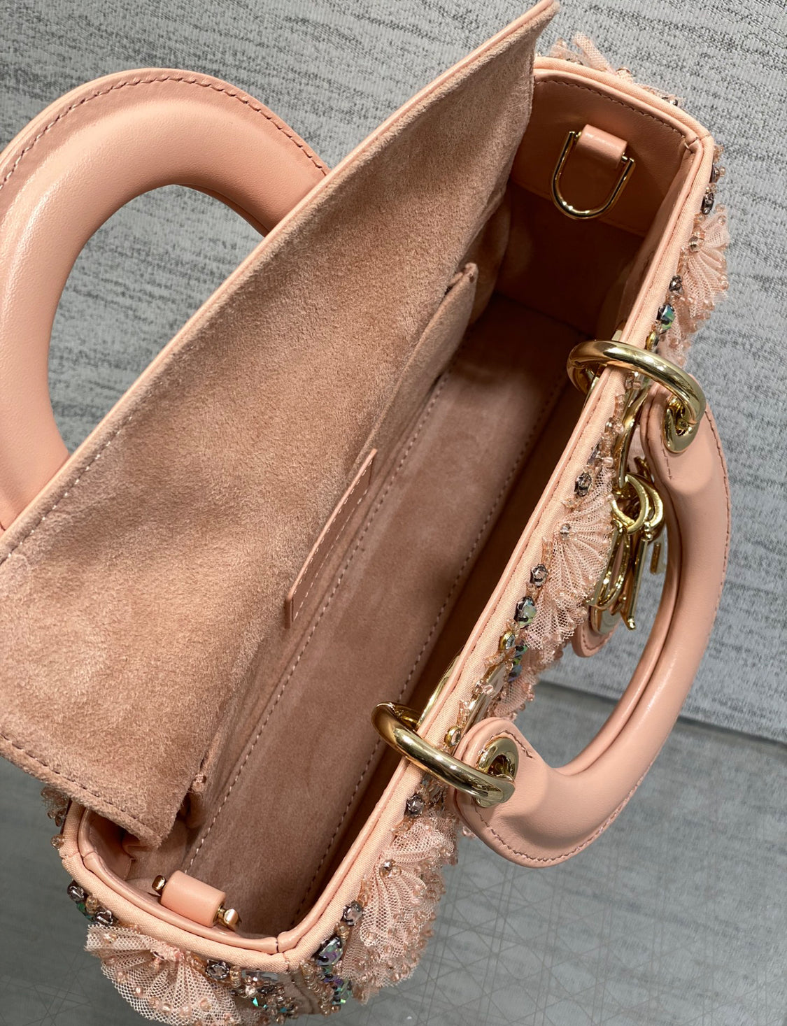 Classic christian dior style shoulder bag leather tote for women luxury fashion