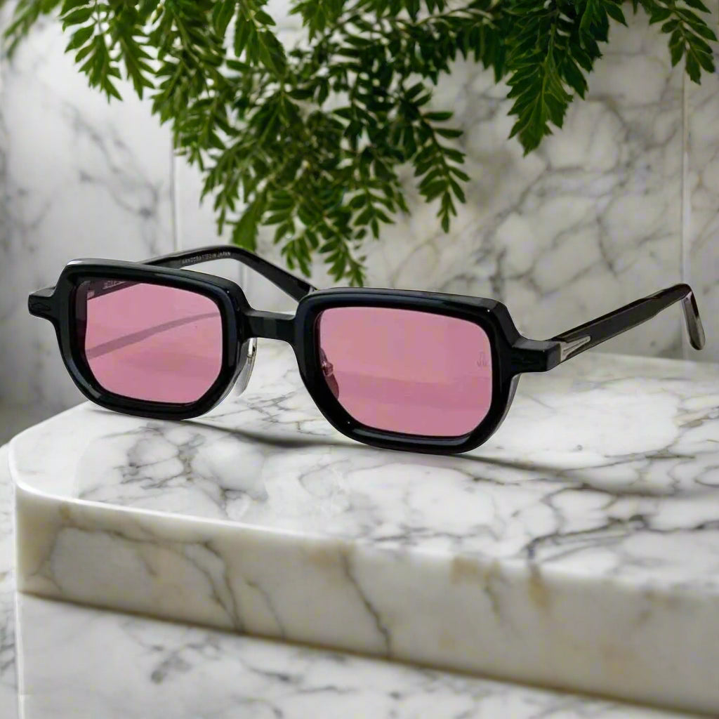Jacques marie mage ASTAIRE vintage square sunglasses thick acetate luxury shades,td
