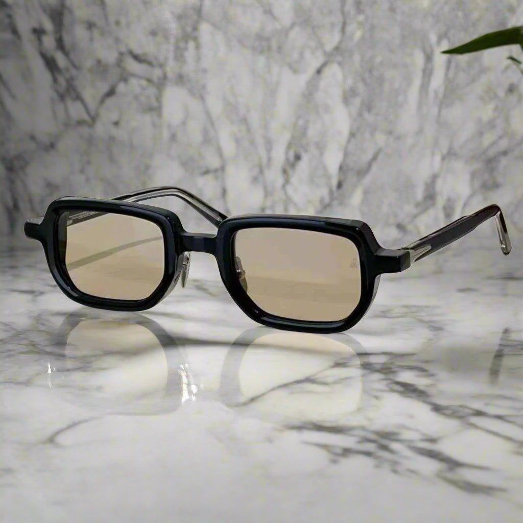 Jacques marie mage ASTAIRE vintage square sunglasses thick acetate luxury shades,td