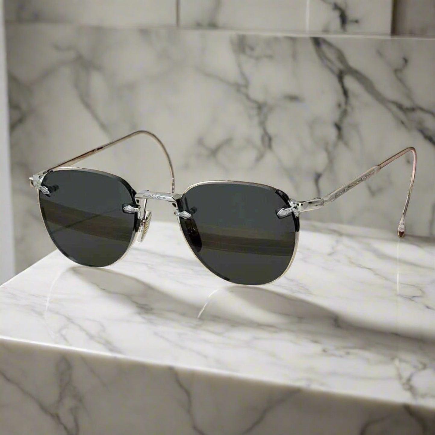 Jacques marie mage FAIRBANK fashion iconic trend sunglasses niche style rimless titanium,tt