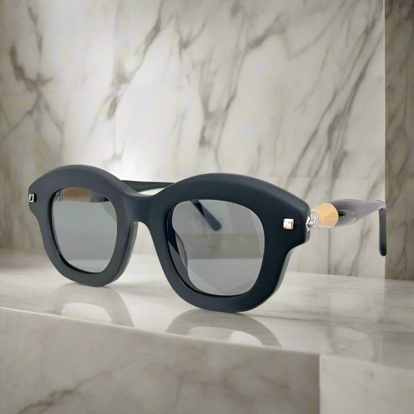 Kuboraum maske J1 premium sunglasses thick acetate classical design lenses,khg