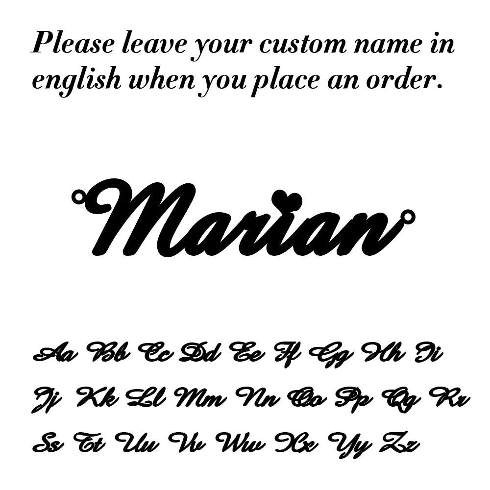your name on Necklace Stainless Steel Jewelry - ARI