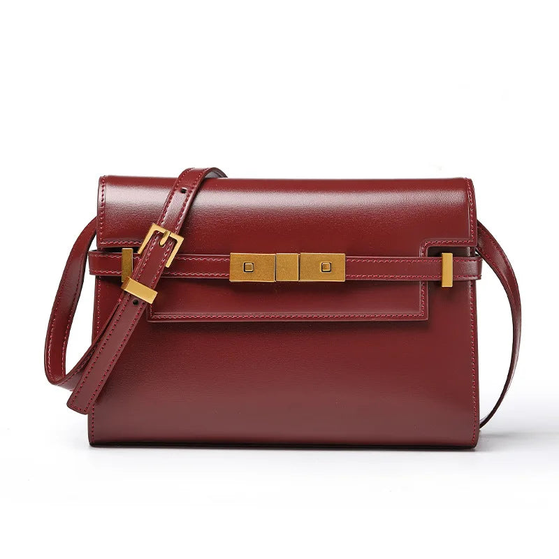 Premium genuine leather bag for women handmade luxury shoulder