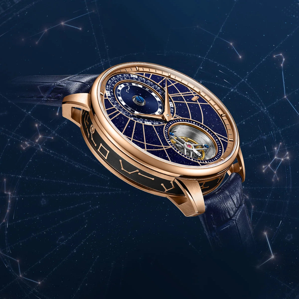 seagull prestige master series starry sky tourbillon with chinese astronomical calendar