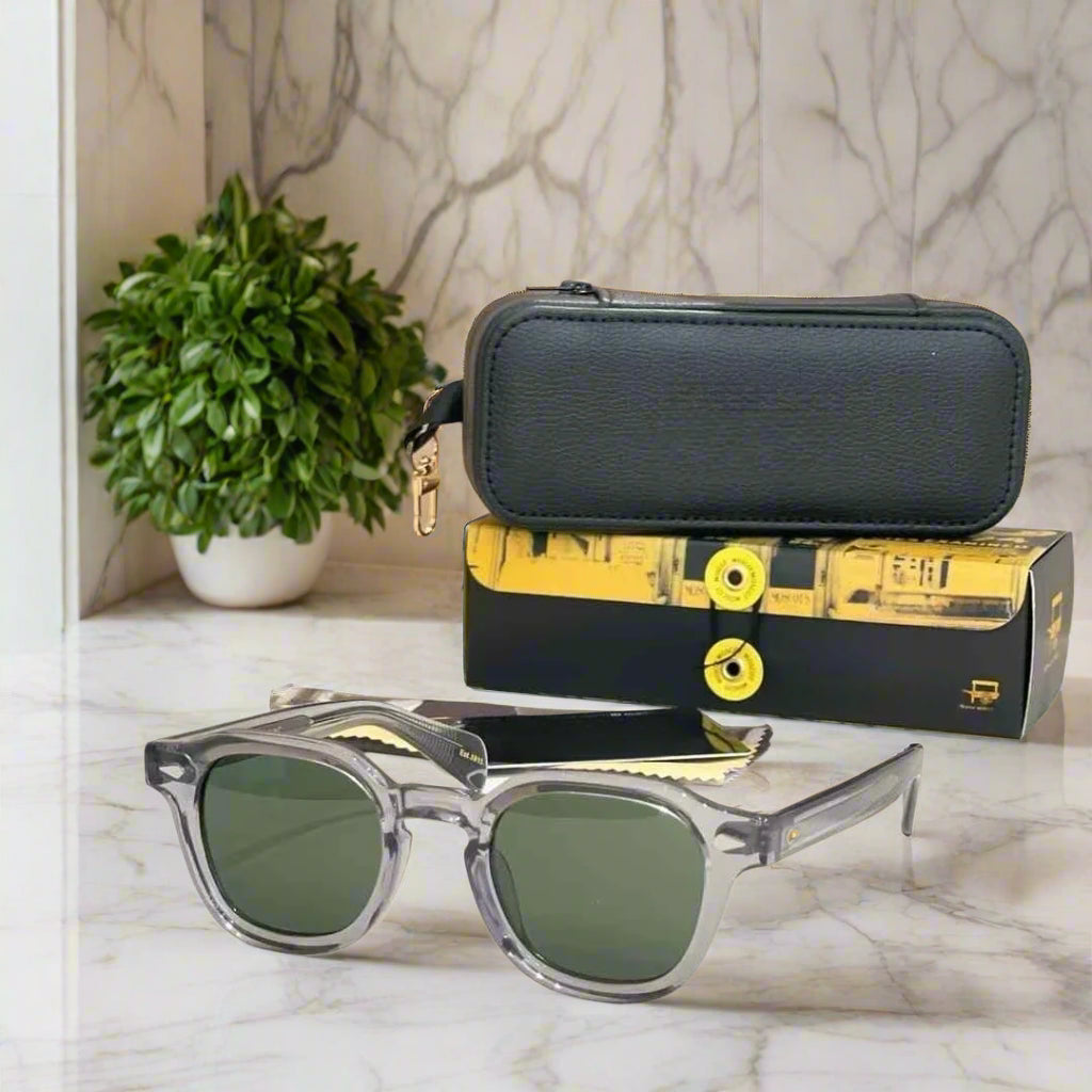 Moscot Dolt premium polarized sunglasses with luxury retro design