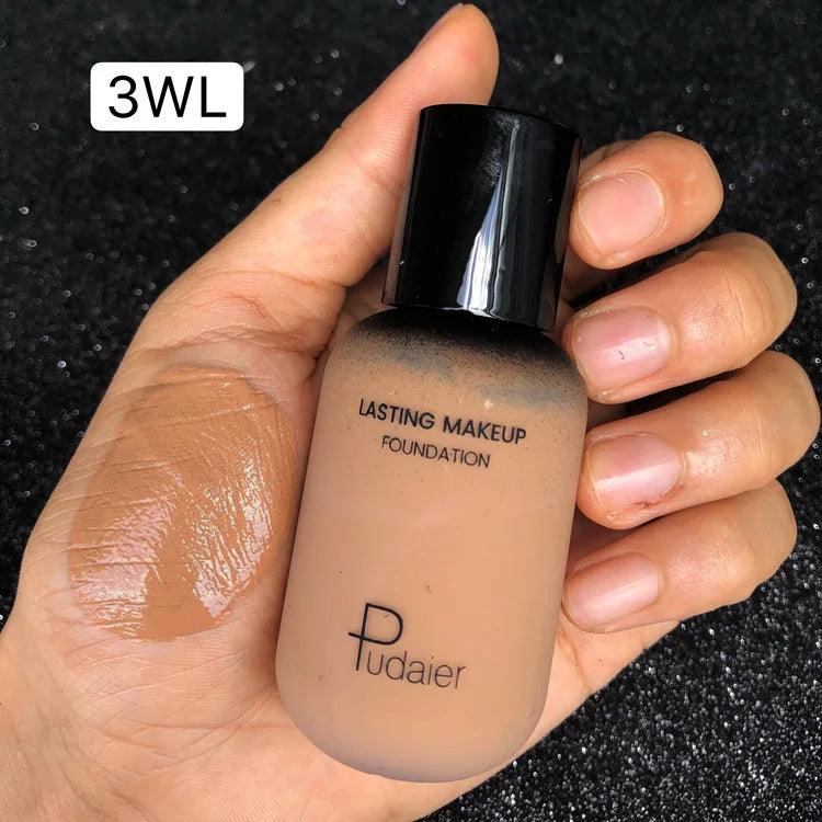 face liquid foundation full concealer makeup waterproof base brighten whitening cover dark circle - ARI