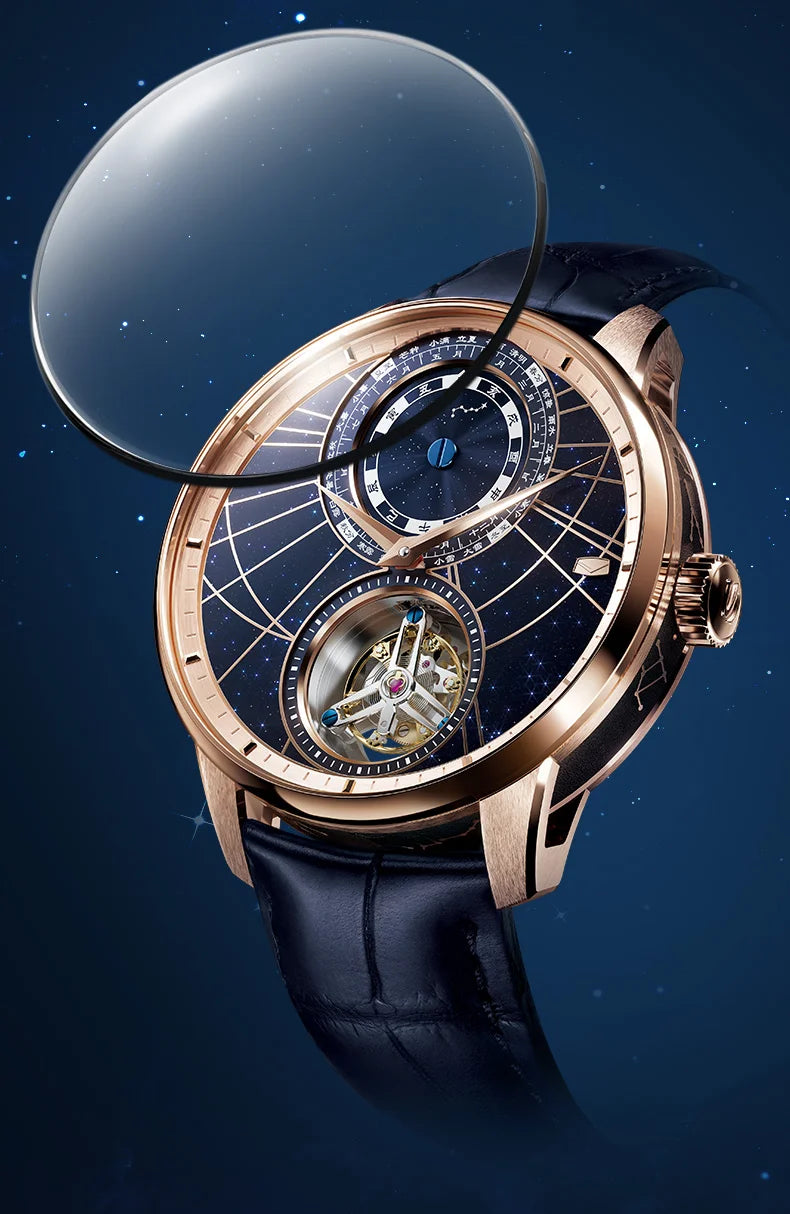 seagull prestige master series starry sky tourbillon with chinese astronomical calendar