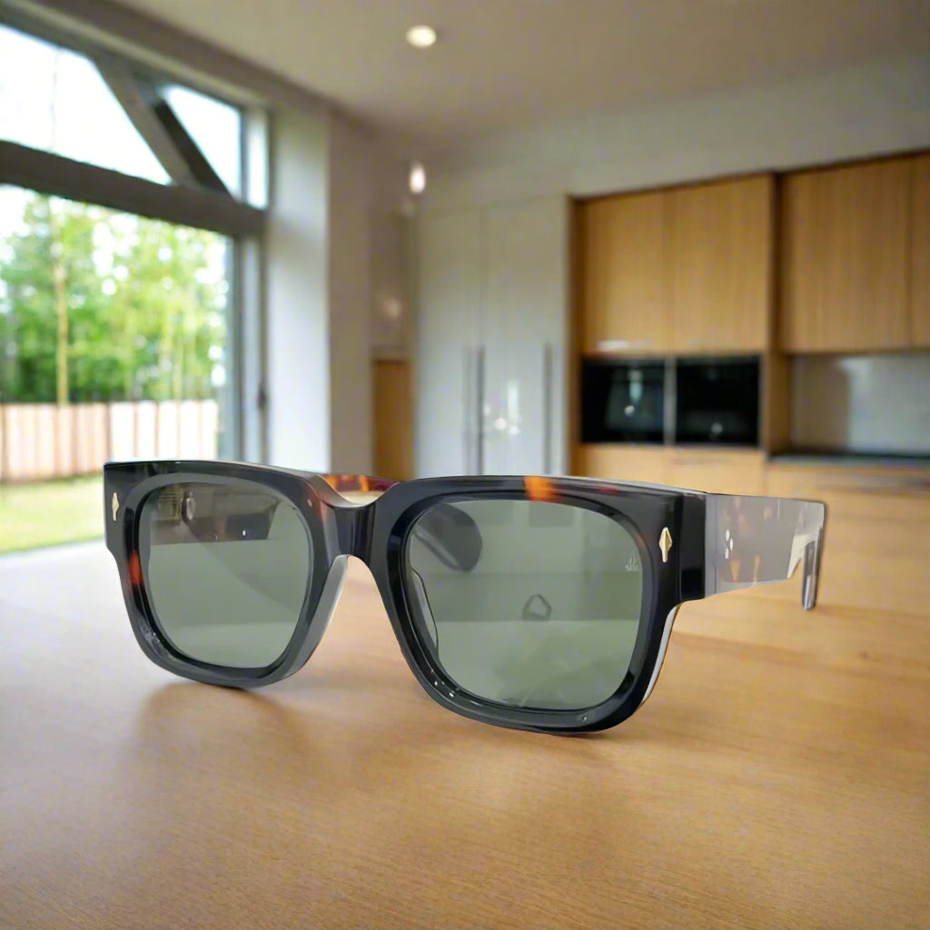 Jacques Marie Mage ENZO retro bold sunglasses new solid colorways