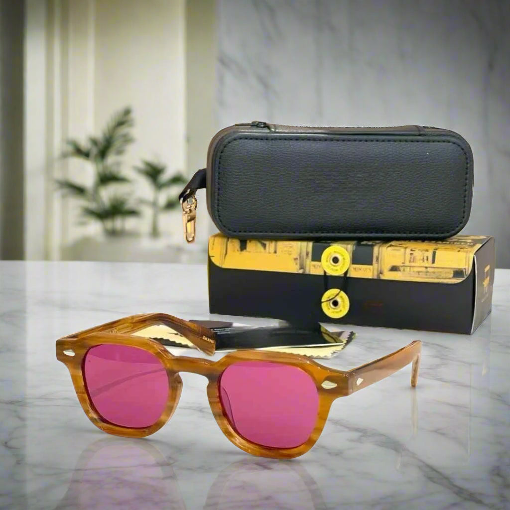 Moscot Dolt premium polarized sunglasses with luxury retro design