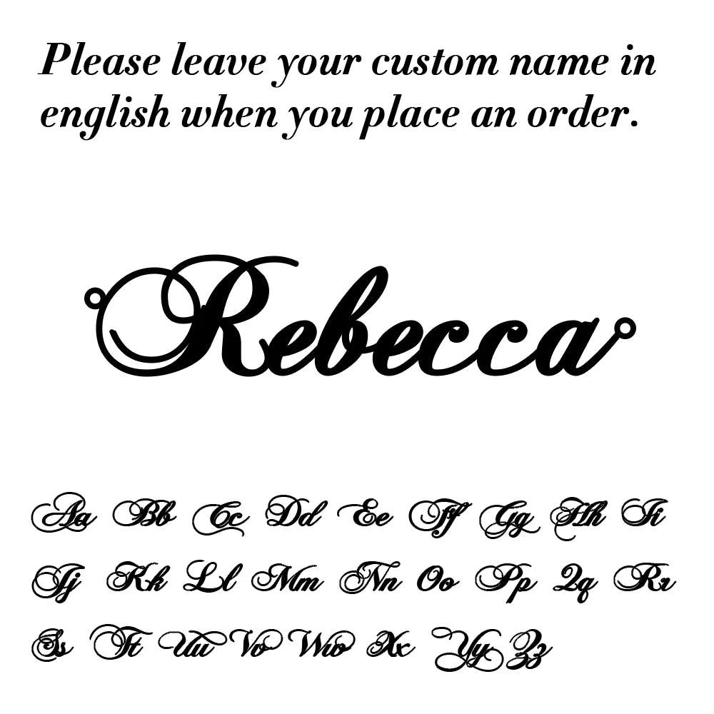 your name on Necklace Stainless Steel Jewelry - ARI