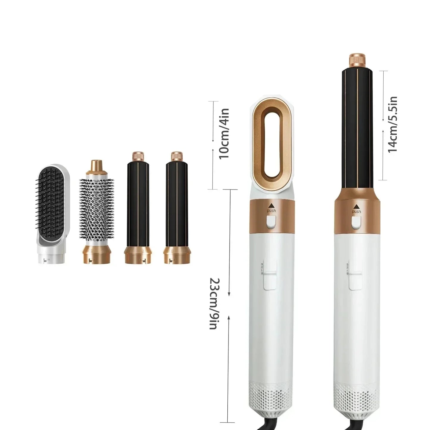 5 in 1 Hair set professional curling iron hair straightener styling