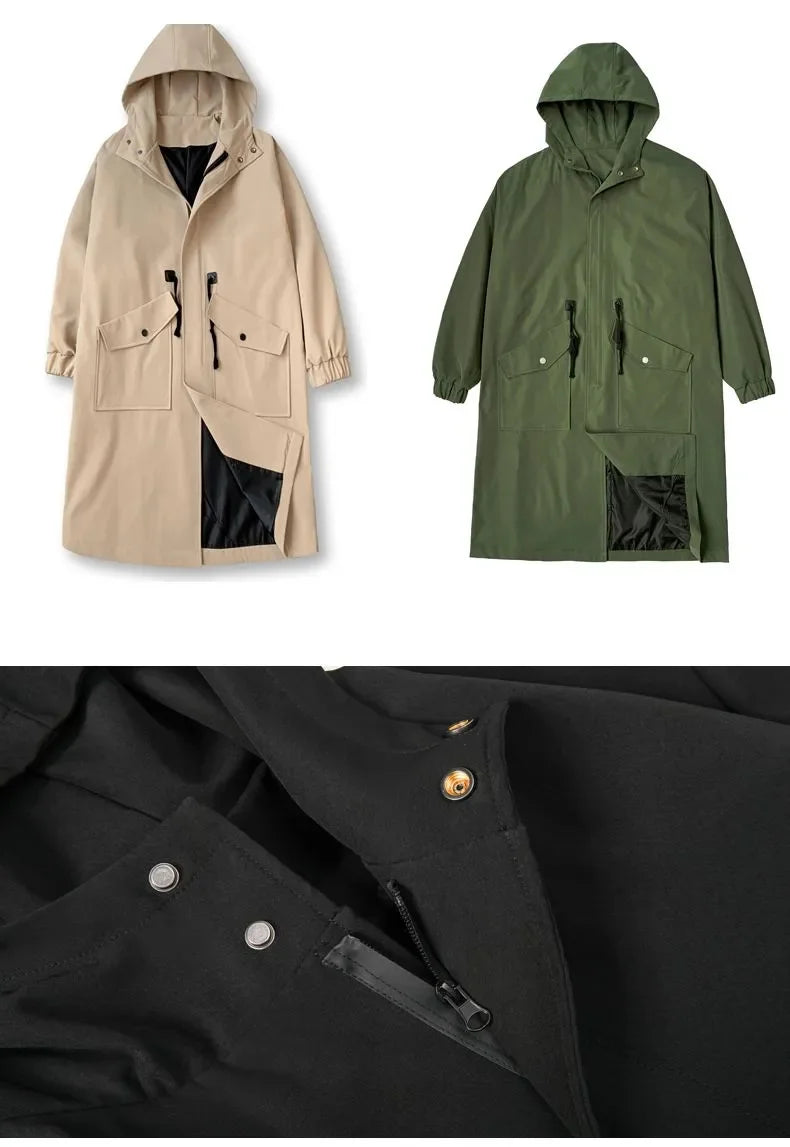 Windbreaker fashion daily high street stylish overcoat