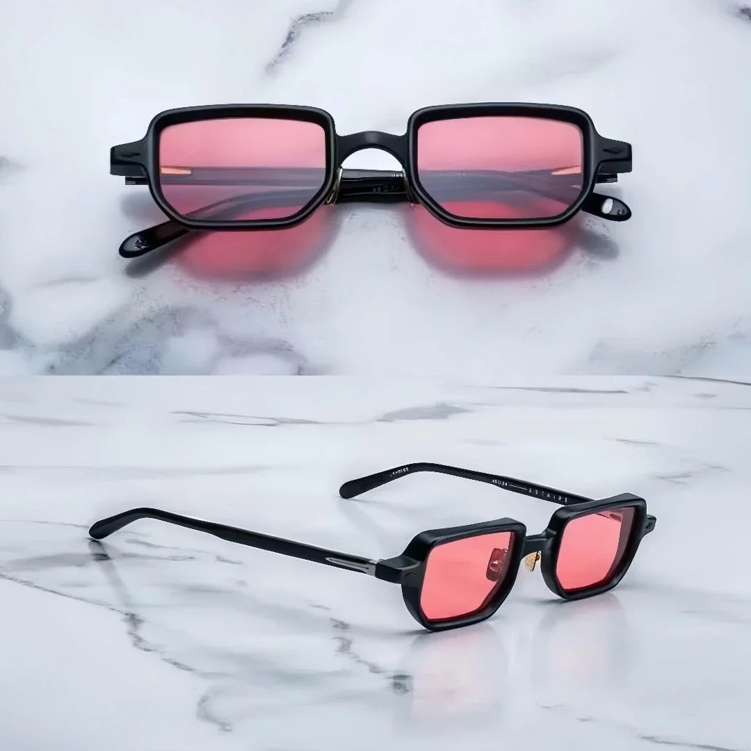 Jacques marie mage ASTAIRE vintage square sunglasses thick acetate luxury shades