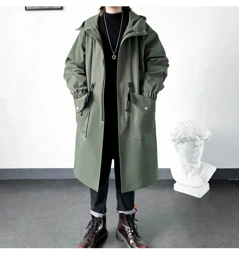 Windbreaker fashion daily high street stylish overcoat