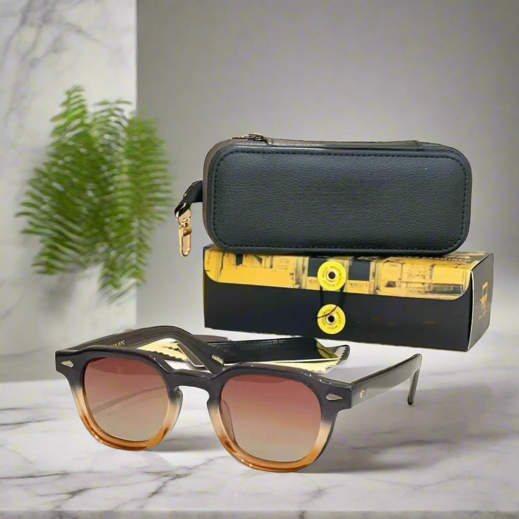 Moscot Dolt premium polarized sunglasses with luxury retro design