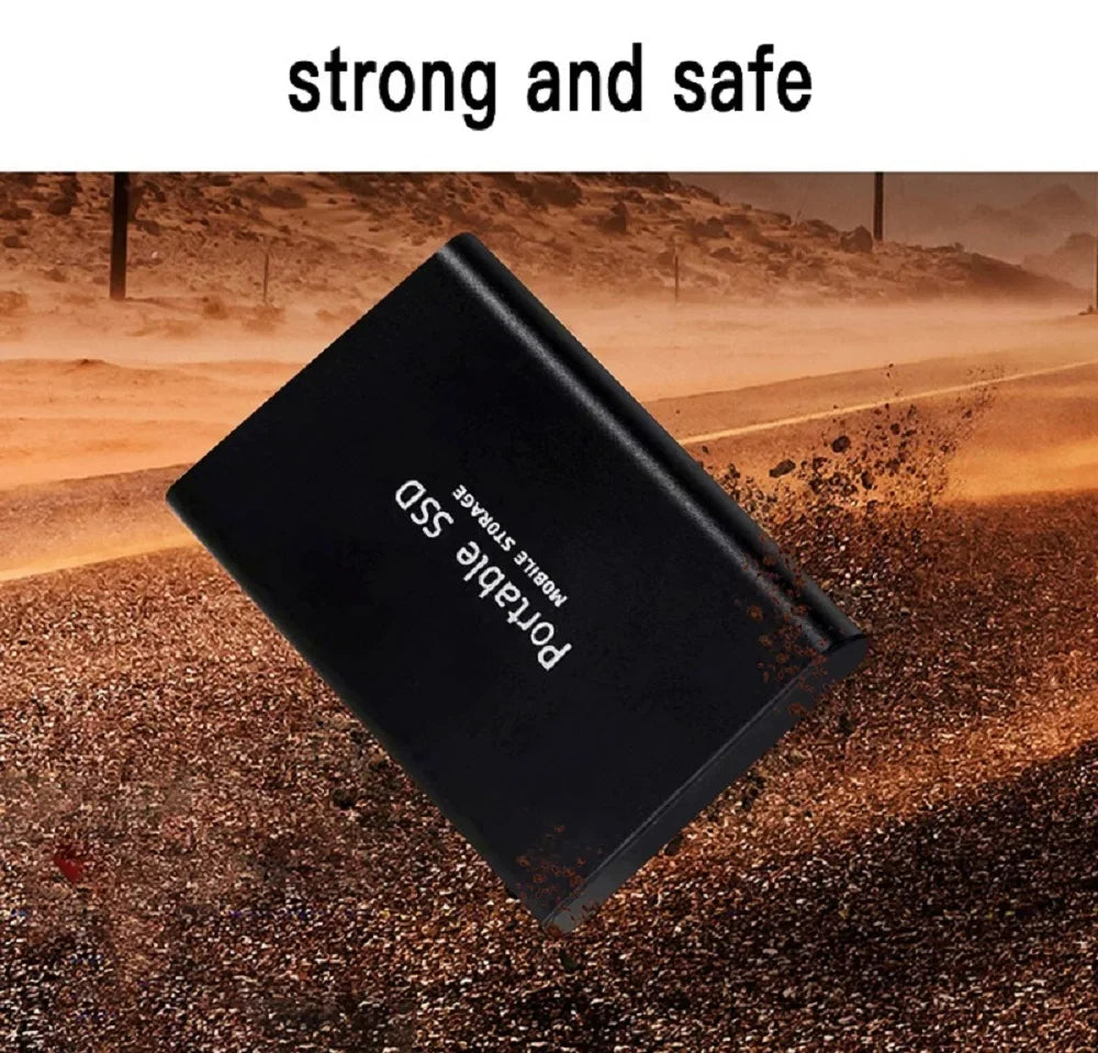 Portable external ssd usb type-c hard drive for mobile & laptop