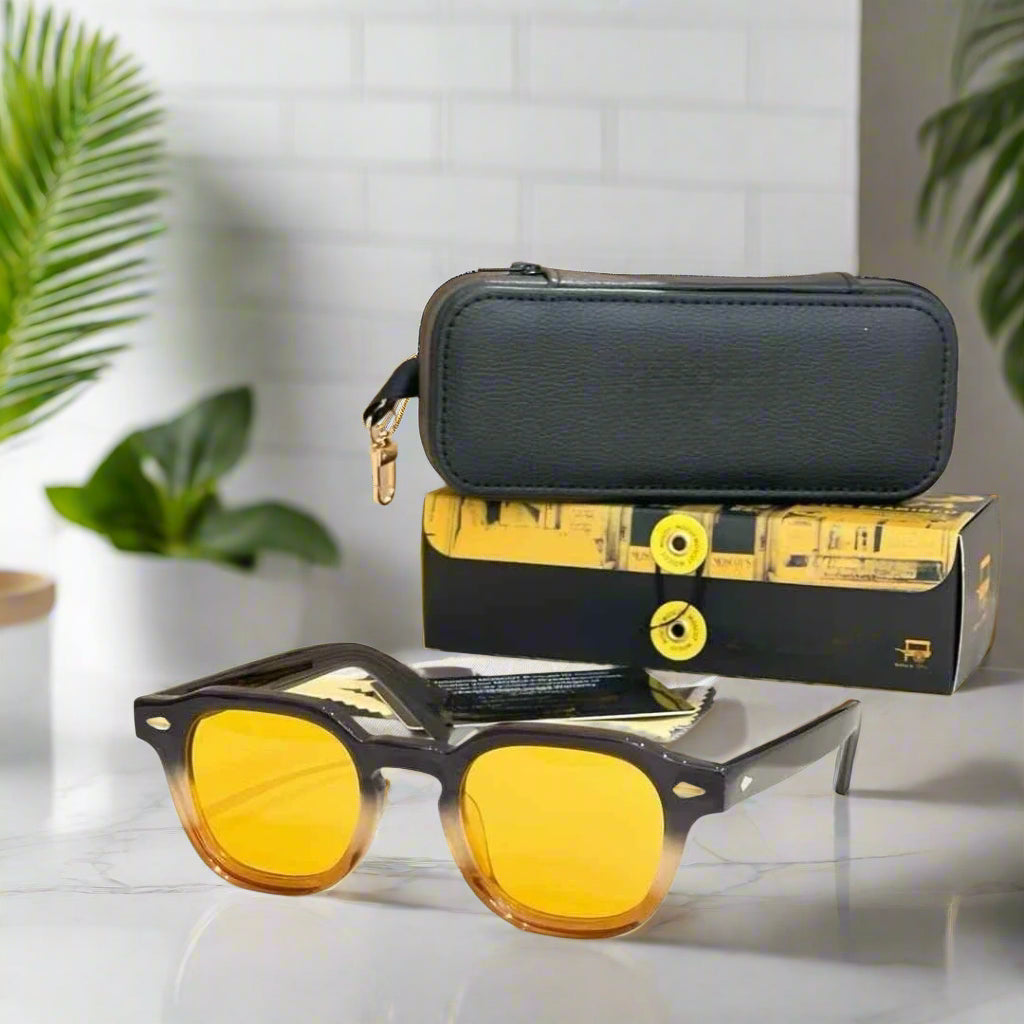 Moscot Dolt premium polarized sunglasses with luxury retro design
