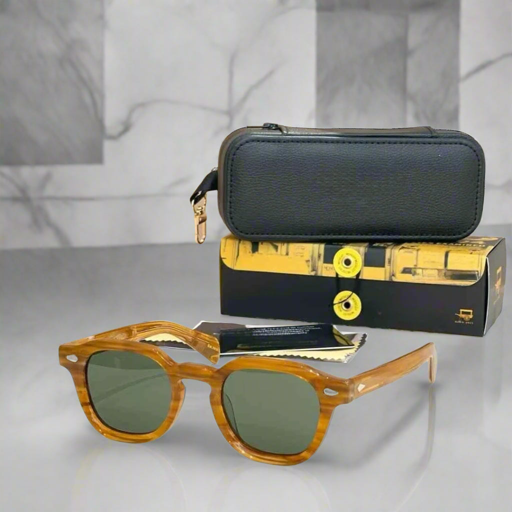 Moscot Dolt premium polarized sunglasses with luxury retro design