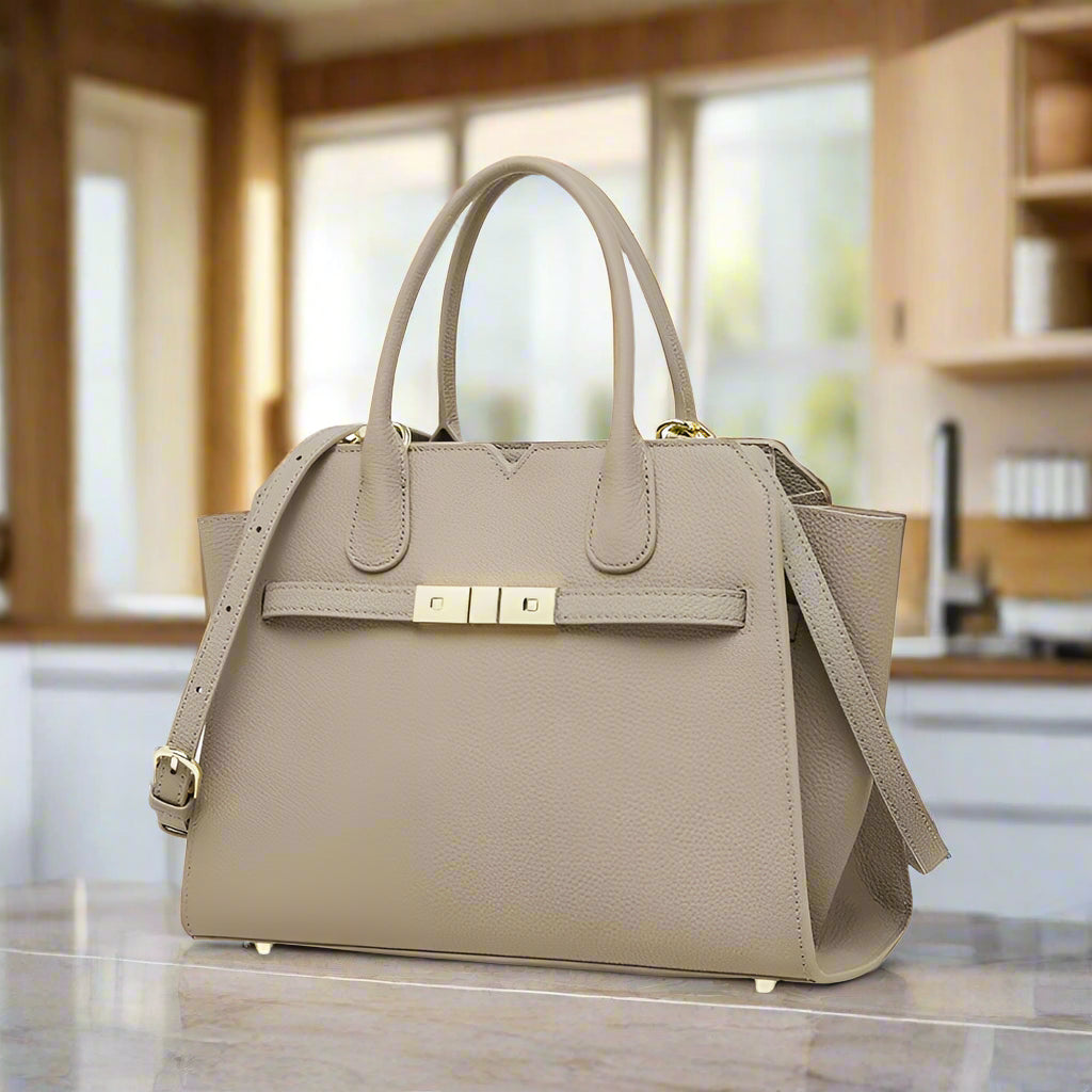 Classic leather tote bag for women new design genuine cowhide large capacity
