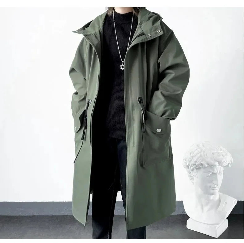 Windbreaker fashion daily high street stylish overcoat