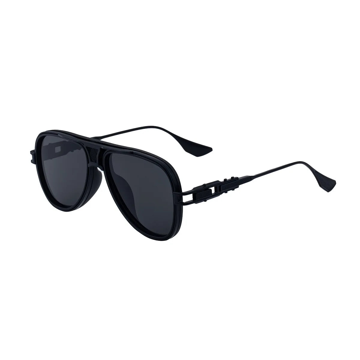 new men's pilot sunglasses retro polarized brown hd lens driving sunshade