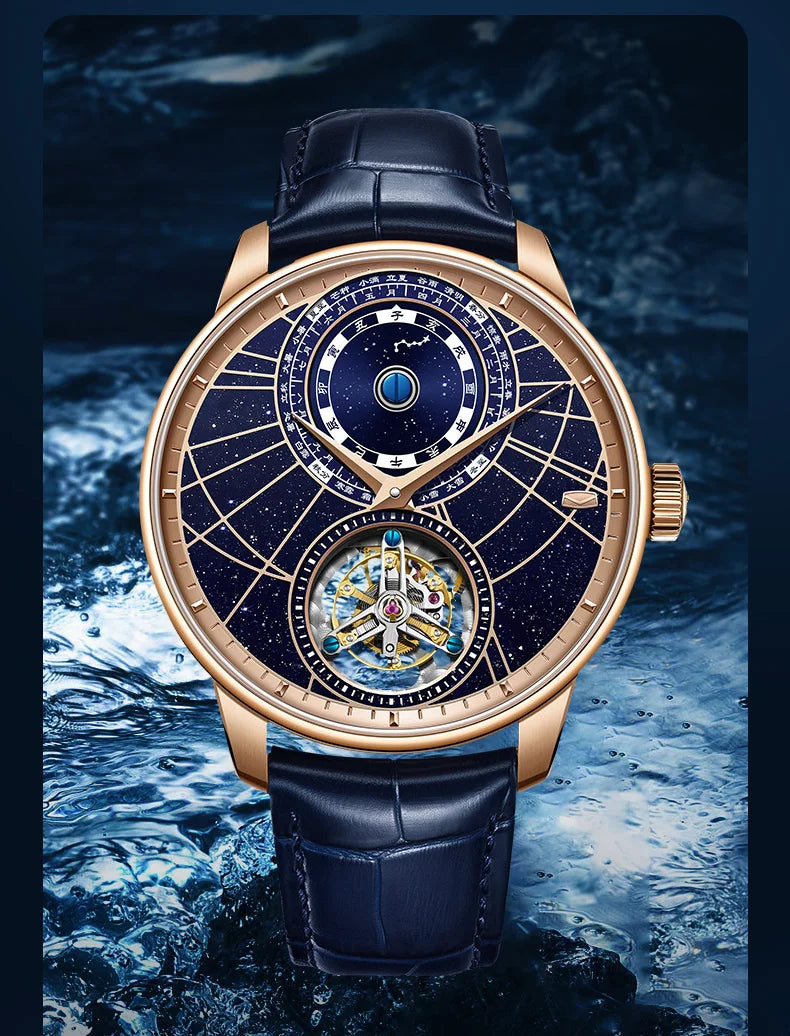 seagull prestige master series starry sky tourbillon with chinese astronomical calendar