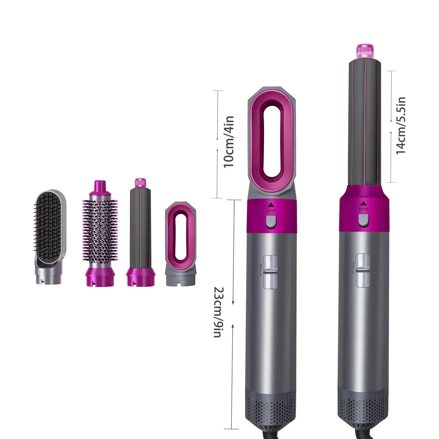 5 in 1 Hair set professional curling iron hair straightener styling