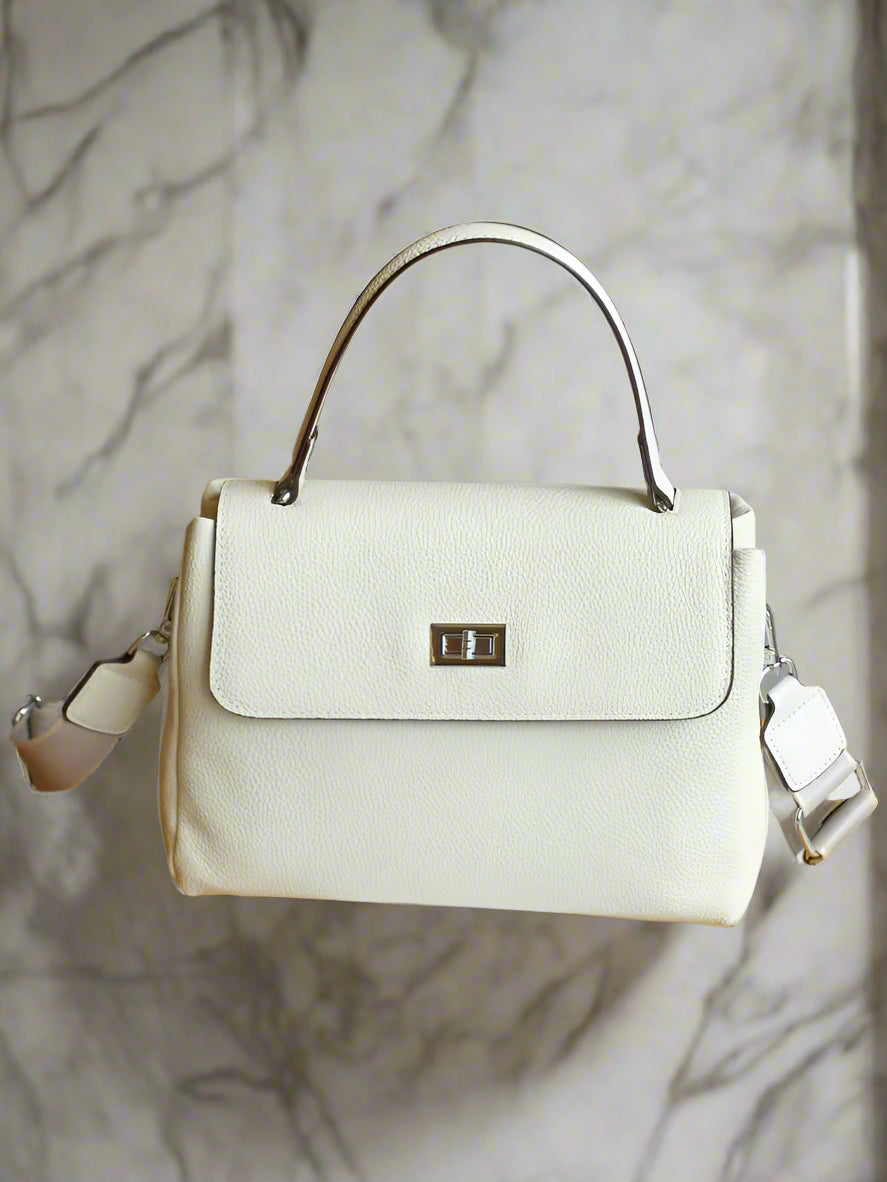 Vintage Leather Messenger Bag for Women – Designer Office Shoulder & Crossbody Purse,m