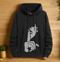 silence Art  Hoodie Warm and Street Style