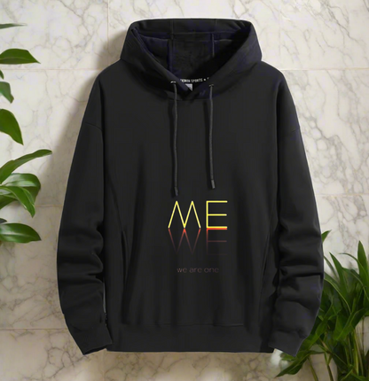 ME,WE, perfect gift for partner  Love Vibes Hoodie Warm and Stylish for Cold Weather