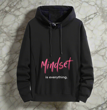 Mindset is everything ,positive vibes Hoodie Warm and Stylish for Cold Weather Comfort