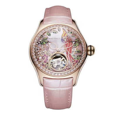 Women Luxury Fashion Watch Diamond Automatic Tourbillon Watch