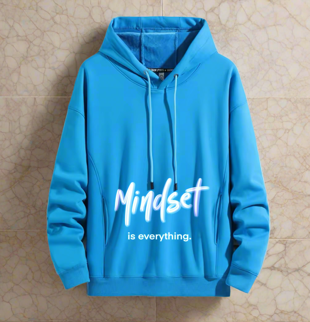 Mindset is everything ,positive vibes Hoodie Warm and Stylish for Cold Weather Comfort