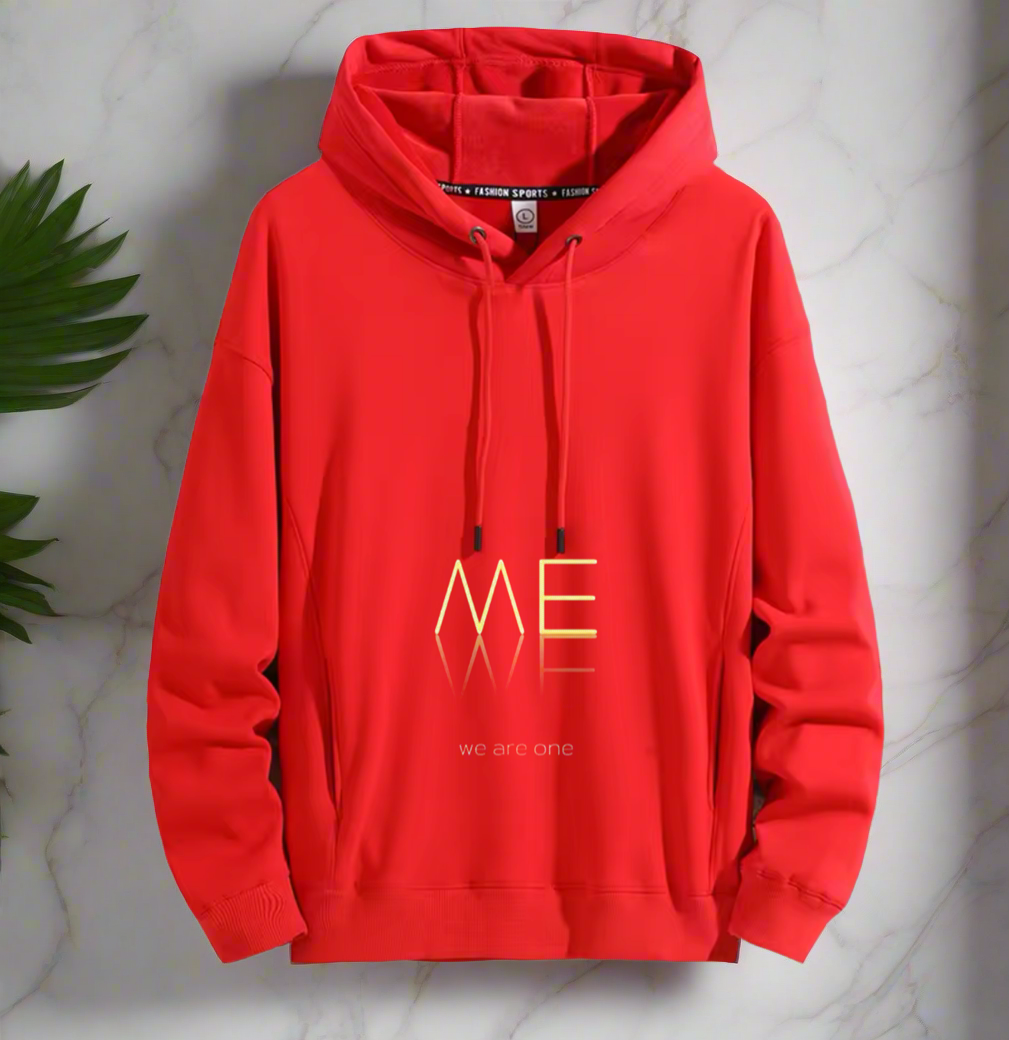 ME,WE, perfect gift for partner  Love Vibes Hoodie Warm and Stylish for Cold Weather