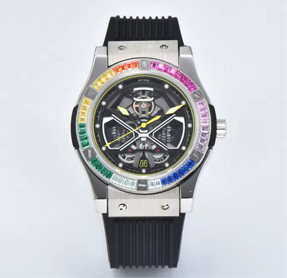 ARI NOX Cool Knight Sports Men's Watch | Sapphire Glass | Stainless Steel | Hollow Design