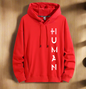 Human Art ,Winter Plush Hoodie Warm and Stylish for Cold Weather Comfort