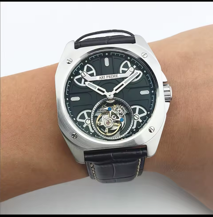 ARI PRIME Tourbillon watch mechanical movement Stainless steel