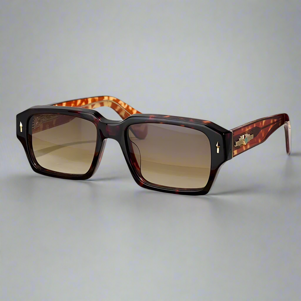 Jacque marie mage , DAKOTA ,designer square vintage fashion handmade sunglasess