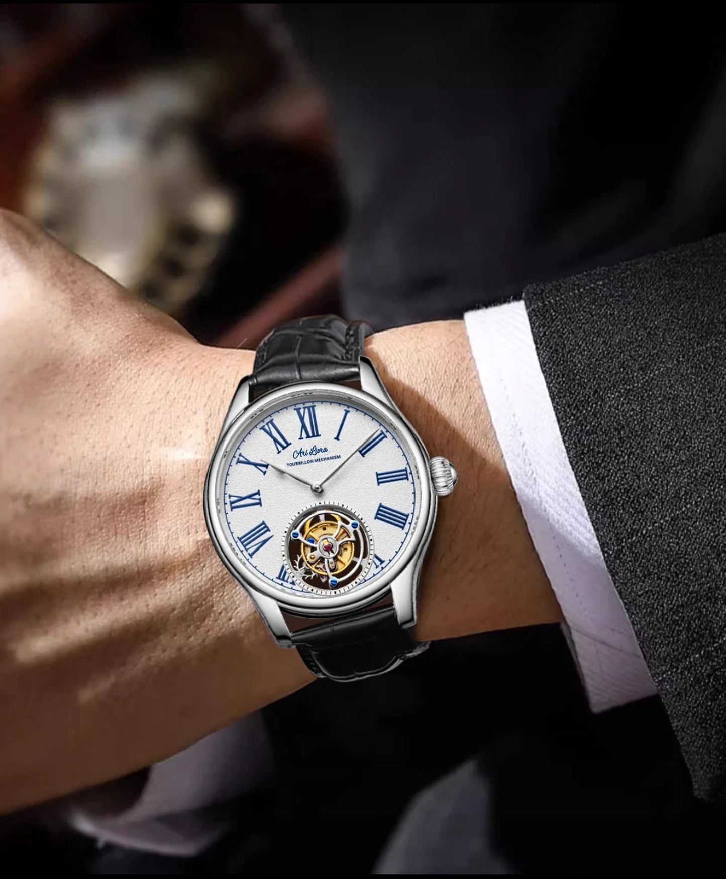 Ari LIORA Tourbillon Watch Tourbillon Watches Mechanical Skeleton