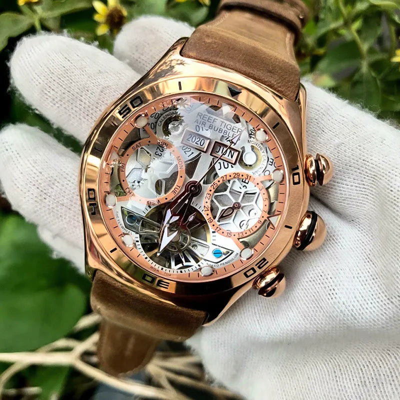 Reef Tiger Tourbillon  Automatic Watch  RGA703