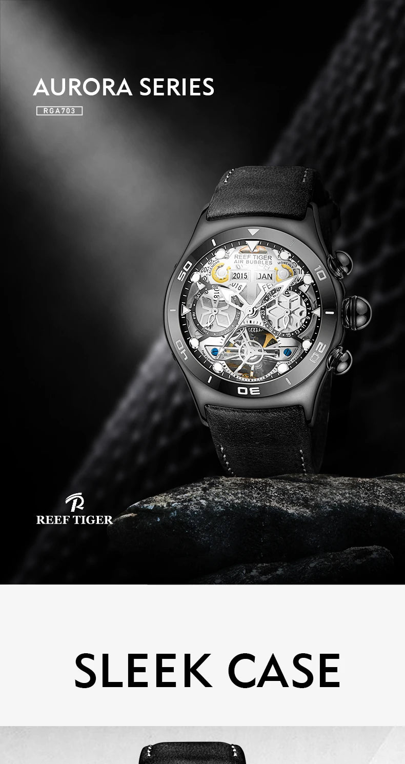 Reef Tiger Tourbillon  Automatic Watch  RGA703