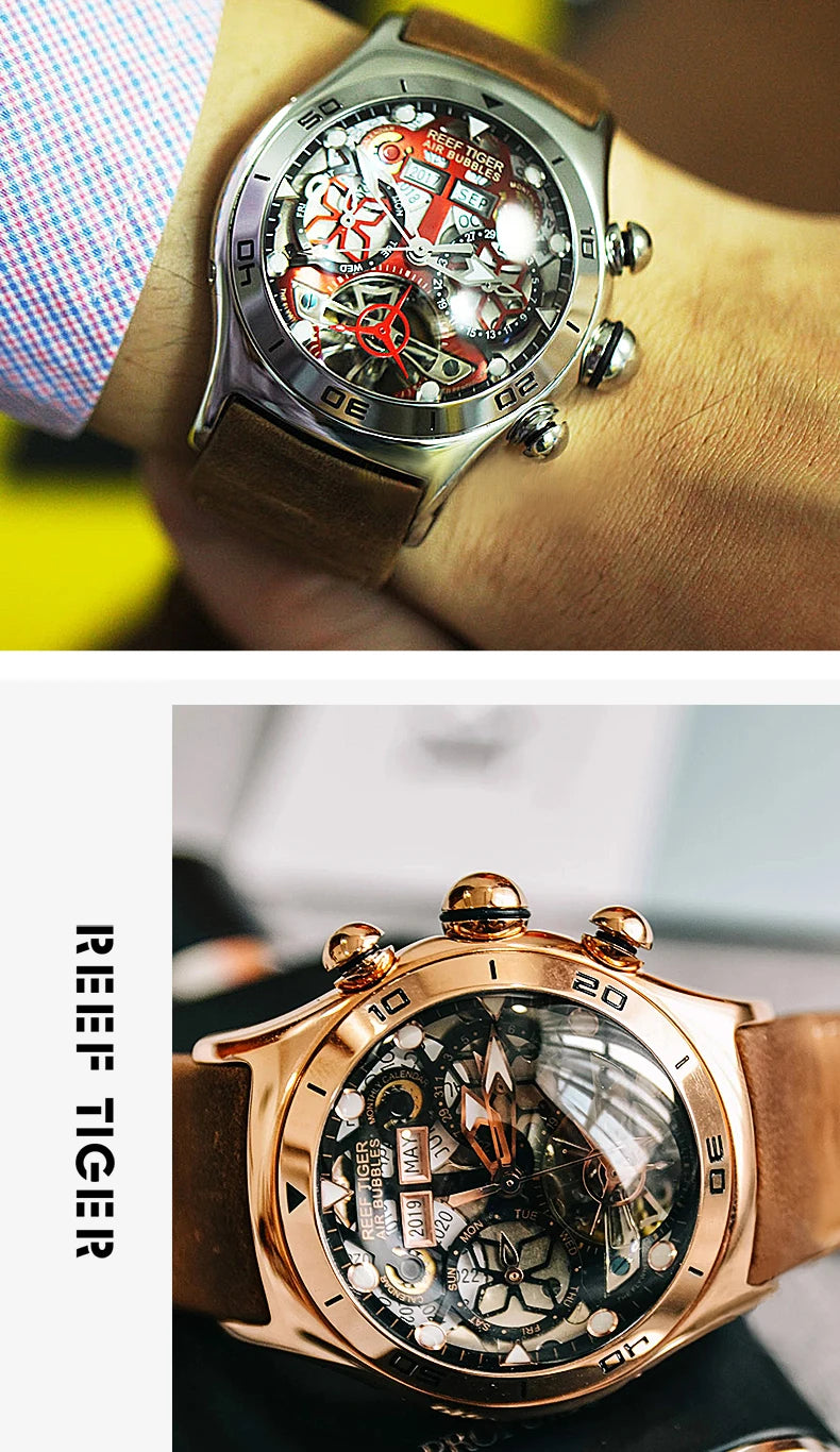 Reef Tiger Tourbillon  Automatic Watch  RGA703