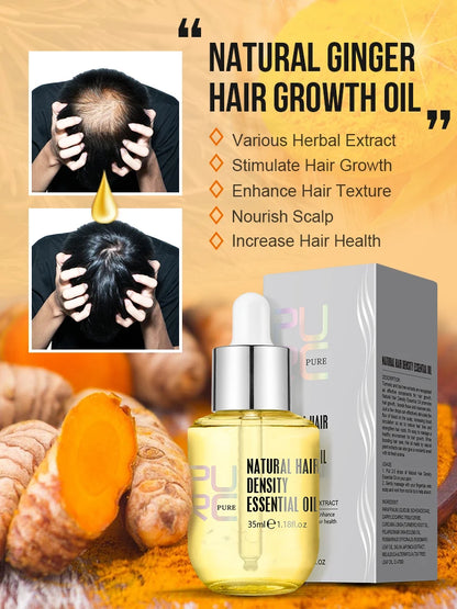 Purc hair density growth products prevent hair loss oil for Men Women