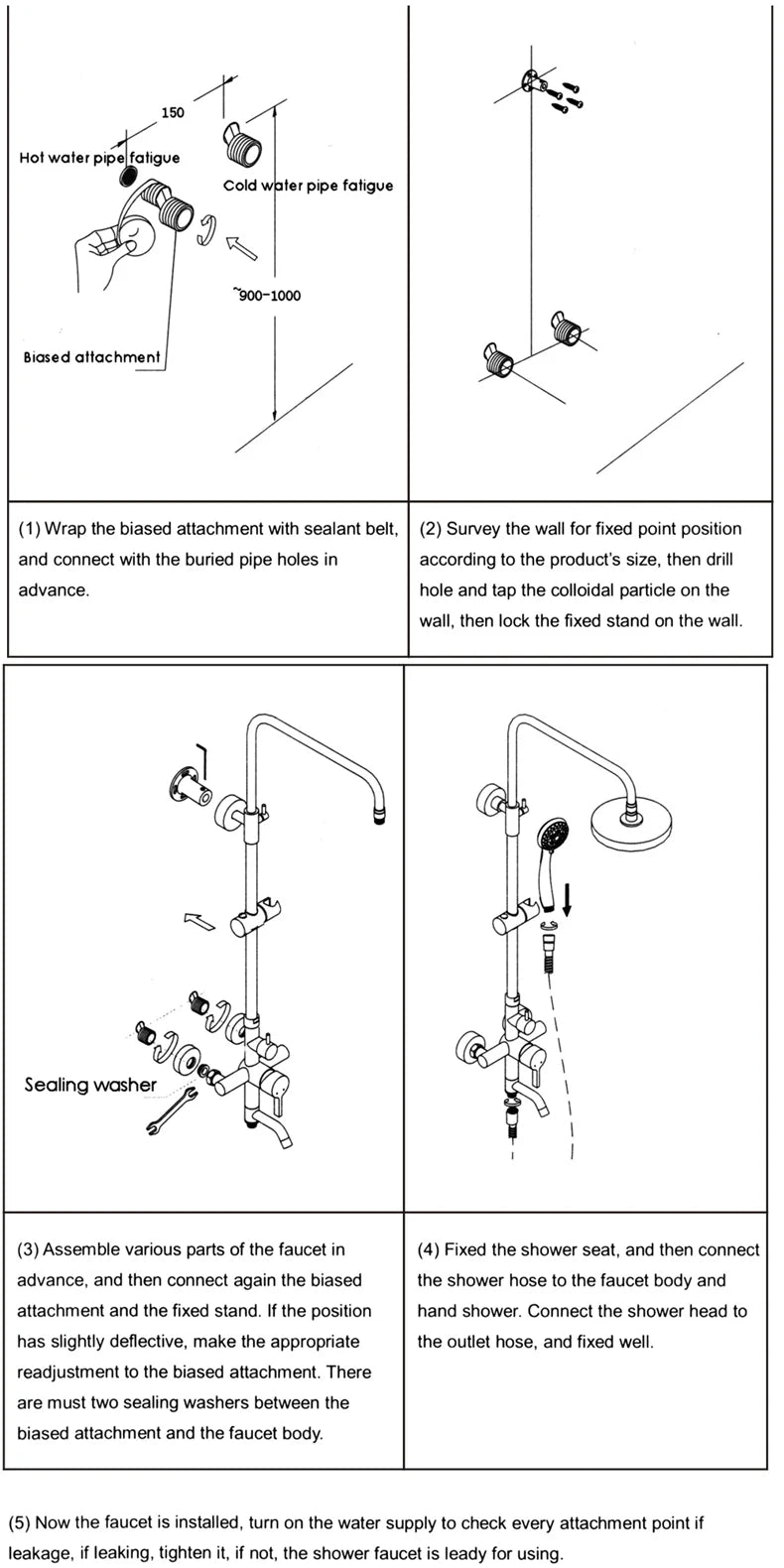 bathroom shower rain shower bathroom accessories  hot cold digital shower set