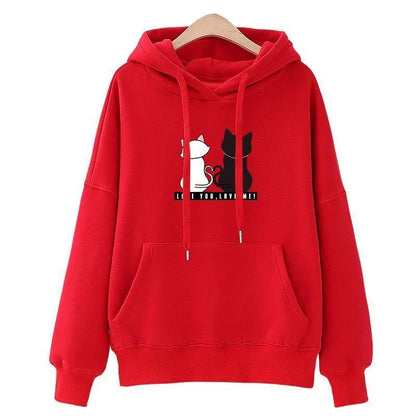 Streetwear Hoodies Fashion Women  Long  Korean style