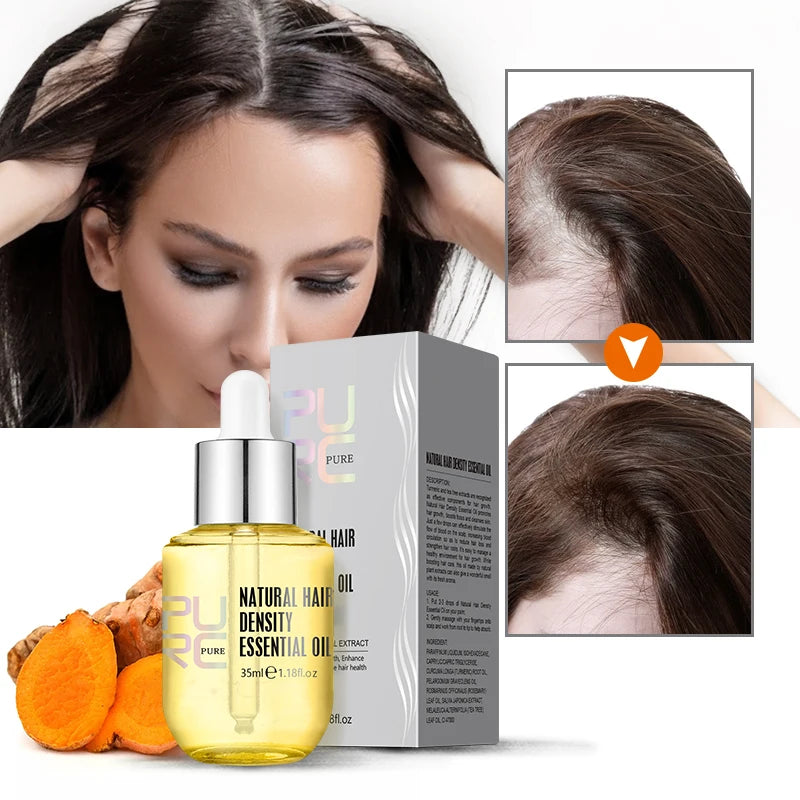 Purc hair density growth products prevent hair loss oil for Men Women